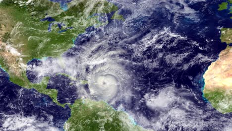 Huracán-Desde-El-Espacio-Satélite-Tierra-Tormenta-Tifón-Clima-Nube-Clima-4k